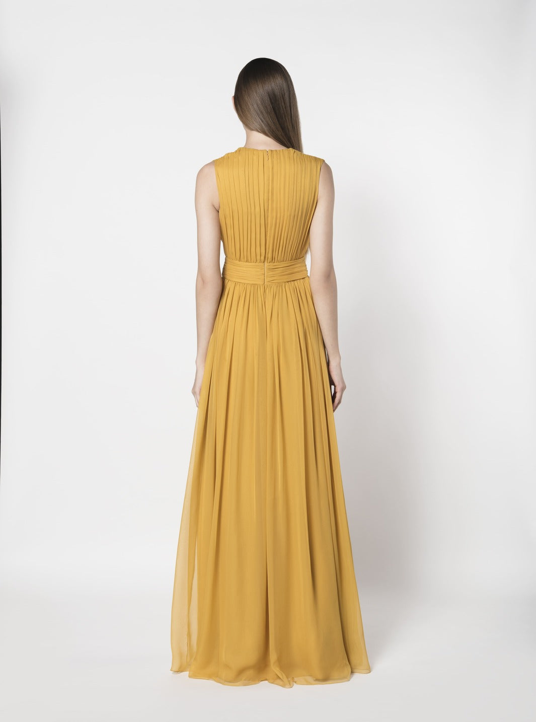 SILK CHIFFON GOWN