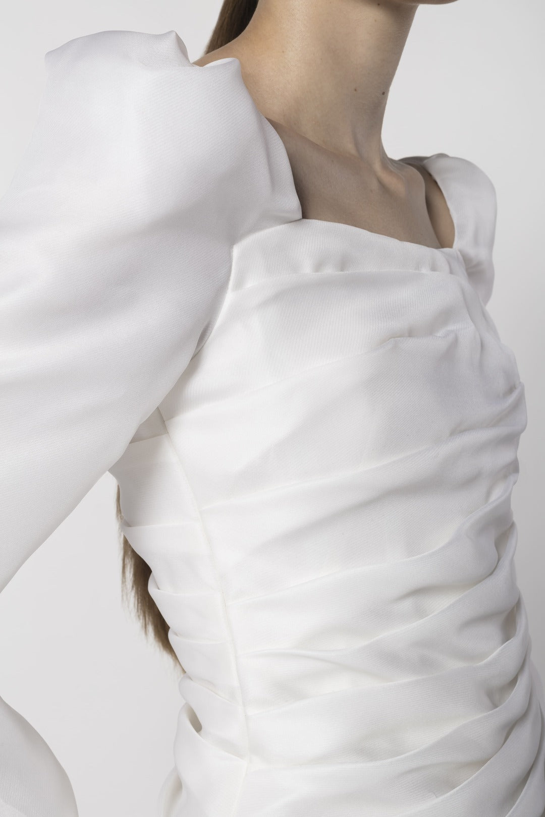 SILK GAZAR PLEATED TOP